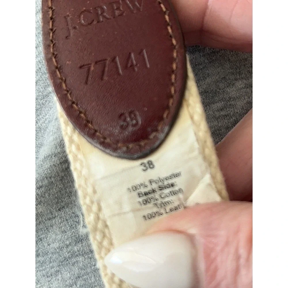 J. Crew sailboat‎ belt Size 38